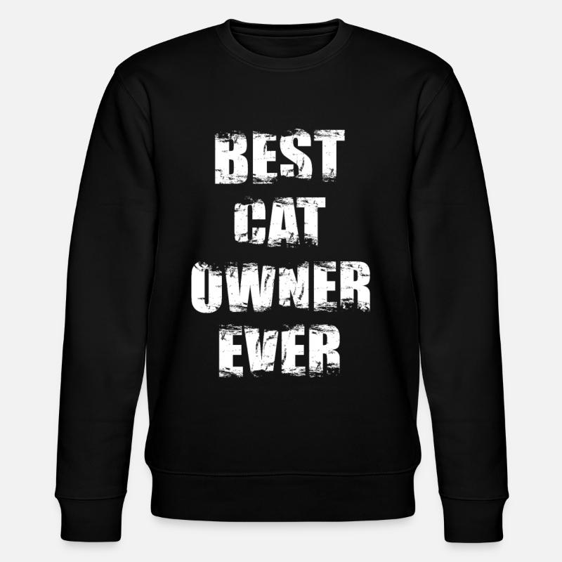Meilleur propriétaire de chat - Sweat bio CHANGER Stanley/Stella Unisexe - noir