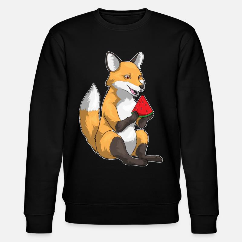 Fruit de la pastèque Fox - Sweat bio CHANGER Stanley/Stella Unisexe - noir