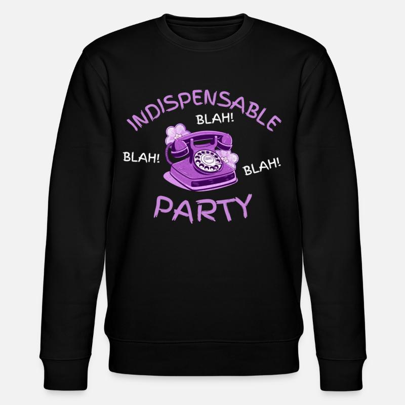 blah blah blah party indispensable - Sweat bio CHANGER Stanley/Stella Unisexe - noir