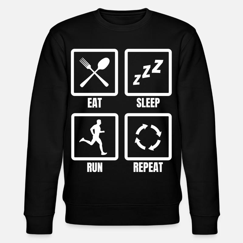 Routine du coureur - Sweat bio CHANGER Stanley/Stella Unisexe - noir