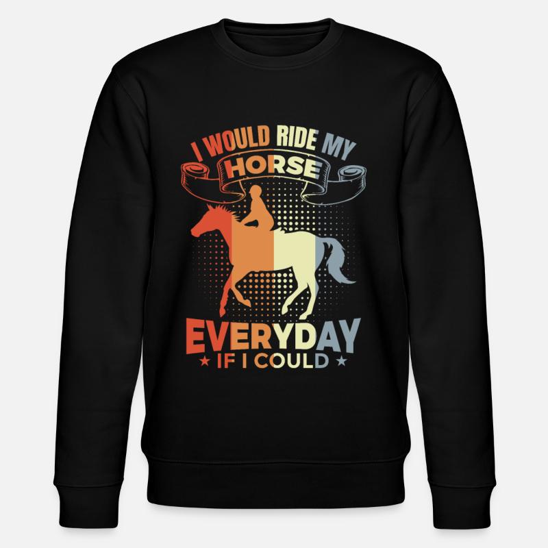 Inspiration du cavalier - Sweat bio CHANGER Stanley/Stella Unisexe - noir