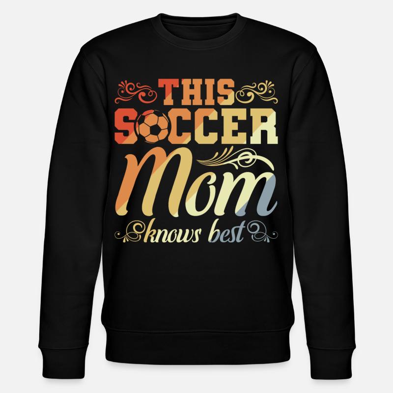 Fußball Mutter - Stanley/Stella Unisex Bio-Sweatshirt CHANGER  - Schwarz