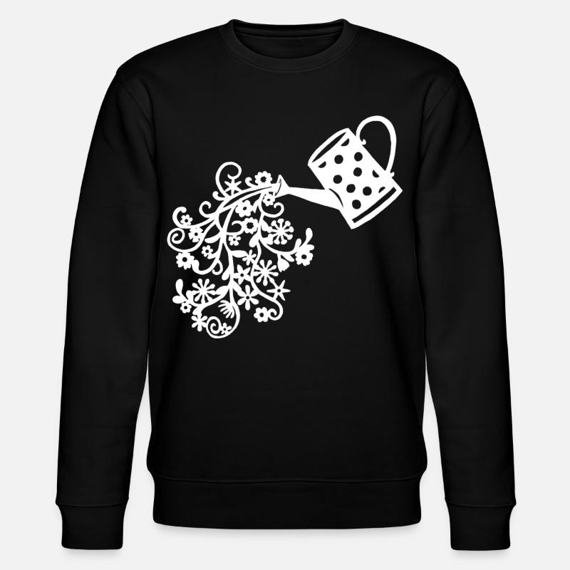 Le retour du printemps (blanc) - Sweat bio CHANGER Stanley/Stella Unisexe - noir
