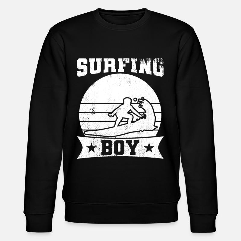 Garçon de surf - Sweat bio CHANGER Stanley/Stella Unisexe - noir