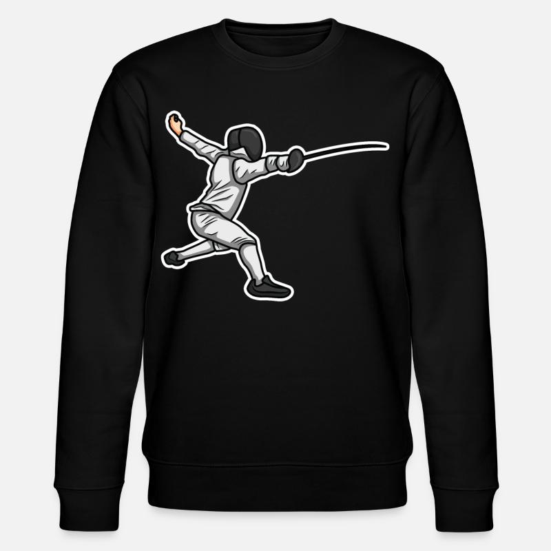 Kleiner Fechter - Stanley/Stella Unisex Bio-Sweatshirt CHANGER  - Schwarz