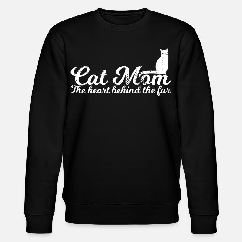 Mère chat - Sweat bio CHANGER Stanley/Stella Unisexe - noir
