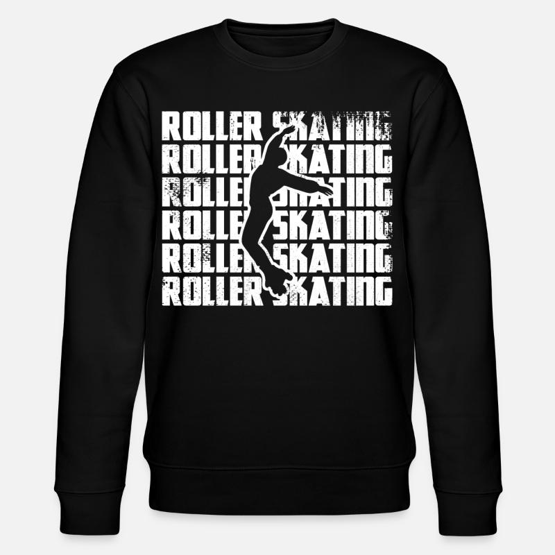 Rollkunstlauf - Stanley/Stella Unisex Bio-Sweatshirt CHANGER  - Schwarz