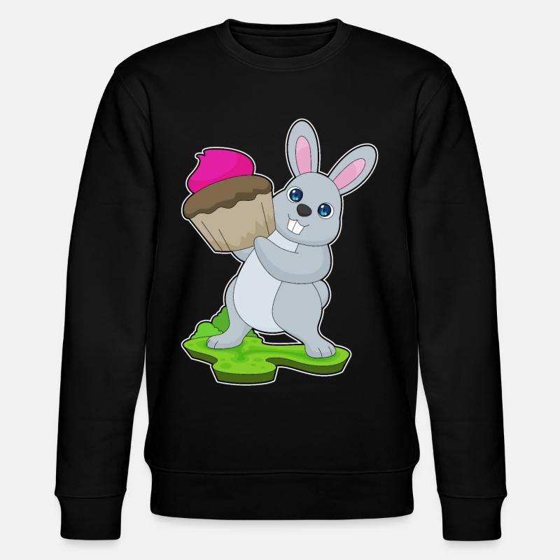 Cupcake lapin - Sweat bio CHANGER Stanley/Stella Unisexe - noir