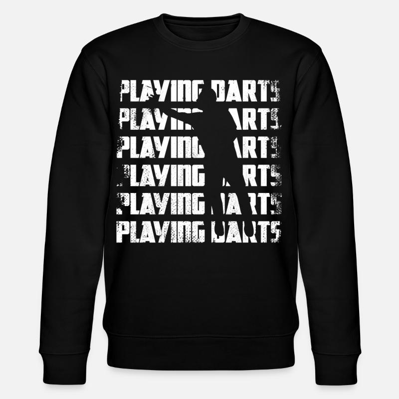 Dart spielen - Stanley/Stella Unisex Bio-Sweatshirt CHANGER  - Schwarz