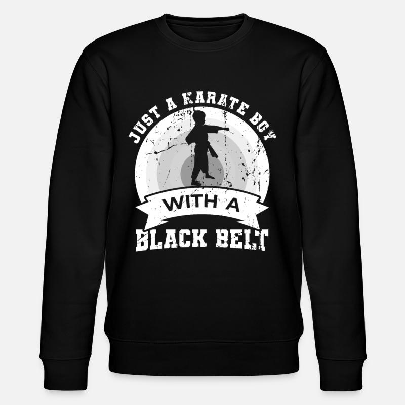 Karate Junge - Stanley/Stella Unisex Bio-Sweatshirt CHANGER  - Schwarz