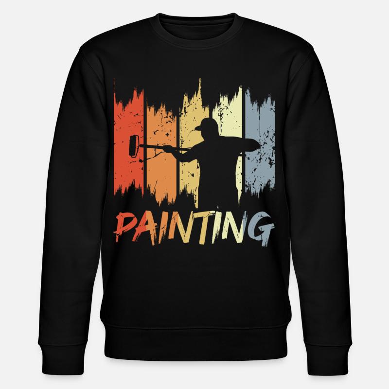 Peintre rétro - Sweat bio CHANGER Stanley/Stella Unisexe - noir