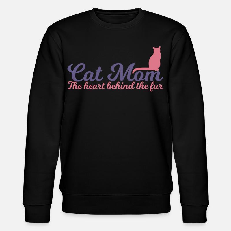 Maman chat - Sweat bio CHANGER Stanley/Stella Unisexe - noir