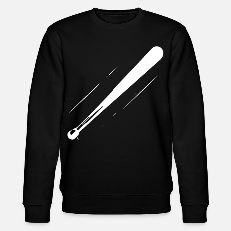 Dessin de batte de baseball - Sweat bio CHANGER Stanley/Stella Unisexe - noir