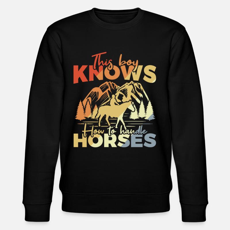 Cavalier Garçon - Sweat bio CHANGER Stanley/Stella Unisexe - noir