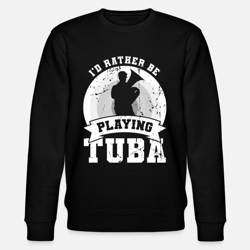 Je préfère jouer du tuba - Sweat bio CHANGER Stanley/Stella Unisexe - noir