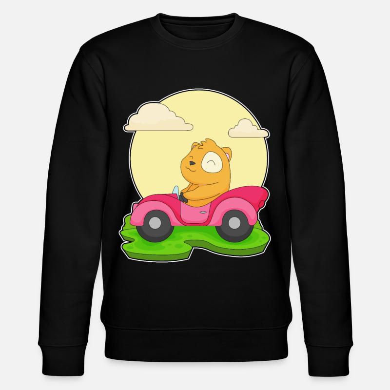 Hamster Auto - Stanley/Stella Unisex Bio-Sweatshirt CHANGER - Schwarz