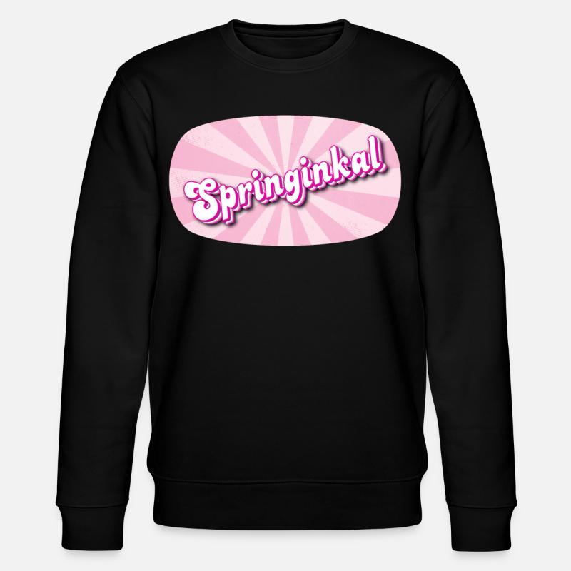 Springinkal - lebhaftes Mädchen, Kosename - Stanley/Stella Unisex Bio-Sweatshirt CHANGER  - Schwarz