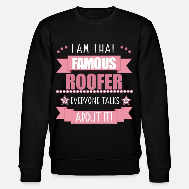 Dachdeckerin Beruf Damen Geschenk - Stanley/Stella Unisex Bio-Sweatshirt CHANGER - Schwarz