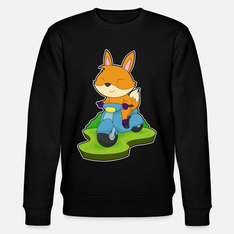 Fuchs Scooter - Stanley/Stella CHANGER Unisex Organic Sweatshirt - black