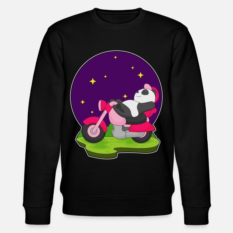 Moto Panda - Sweat bio CHANGER Stanley/Stella Unisexe - noir