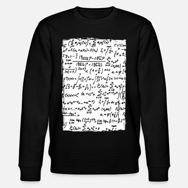 Formules mathématiques - Sweat bio CHANGER Stanley/Stella Unisexe - noir