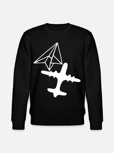 Dream of Greatness (White) - Stanley/Stella CHANGER Unisex Organic Sweatshirt - black