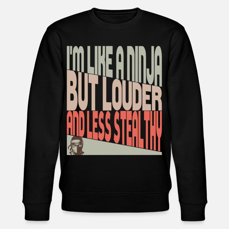 Comme un ninja - Sweat bio CHANGER Stanley/Stella Unisexe - noir