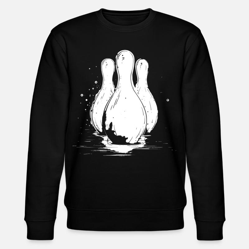 Graphismes de bowling - Sweat bio CHANGER Stanley/Stella Unisexe - noir