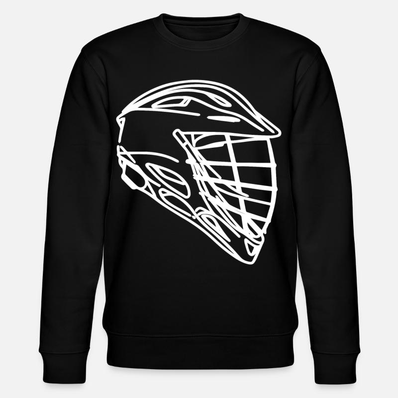 Croquis de casque de crosse - Sweat bio CHANGER Stanley/Stella Unisexe - noir