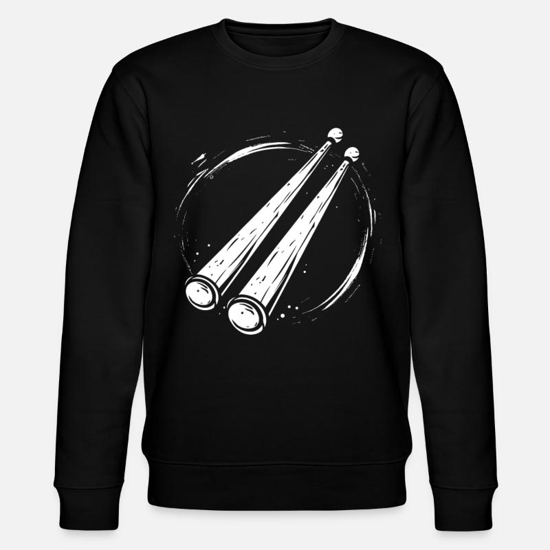 Croquis de baguettes - Sweat bio CHANGER Stanley/Stella Unisexe - noir