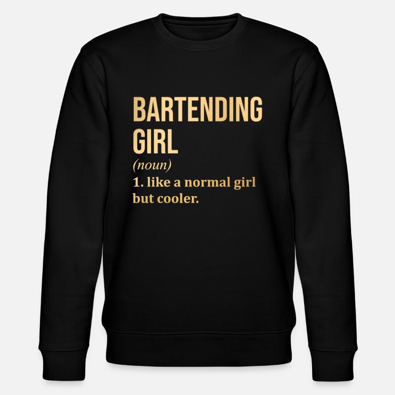 Barman - Sweat bio CHANGER Stanley/Stella Unisexe - noir