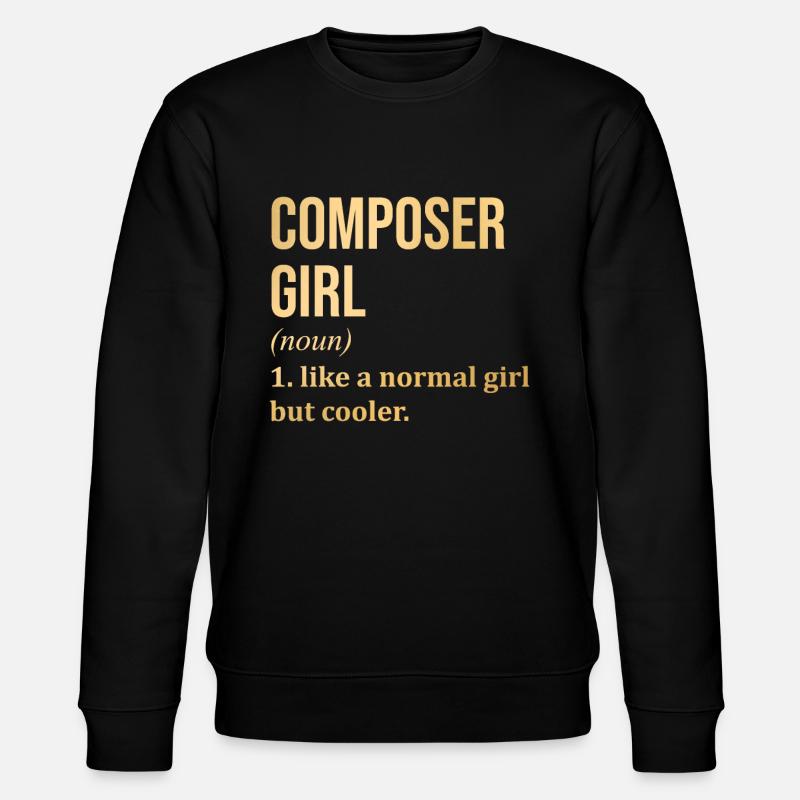 compositeur - Sweat bio CHANGER Stanley/Stella Unisexe - noir