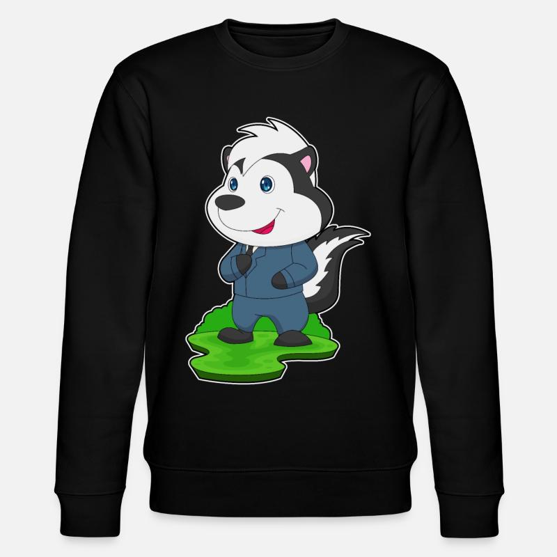 Stinktier Bräutigam Hochzeit - Stanley/Stella Unisex Bio-Sweatshirt CHANGER  - Schwarz