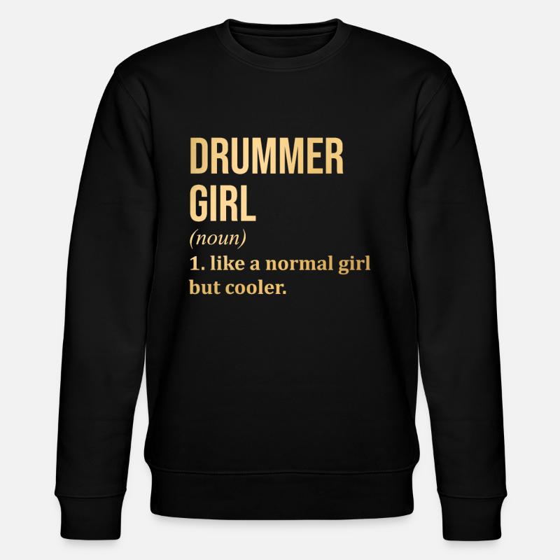 batteur - Sweat bio CHANGER Stanley/Stella Unisexe - noir