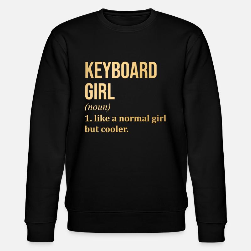 clavier - Sweat bio CHANGER Stanley/Stella Unisexe - noir