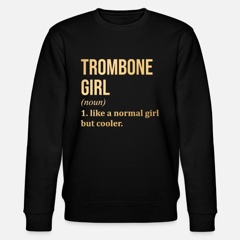 trombone - Sweat bio CHANGER Stanley/Stella Unisexe - noir