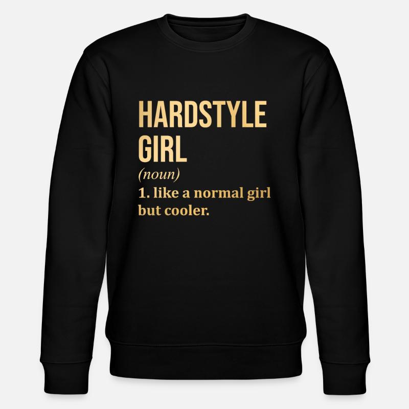 HARDSTYLE - Stanley/Stella Unisex Bio-Sweatshirt CHANGER  - Schwarz