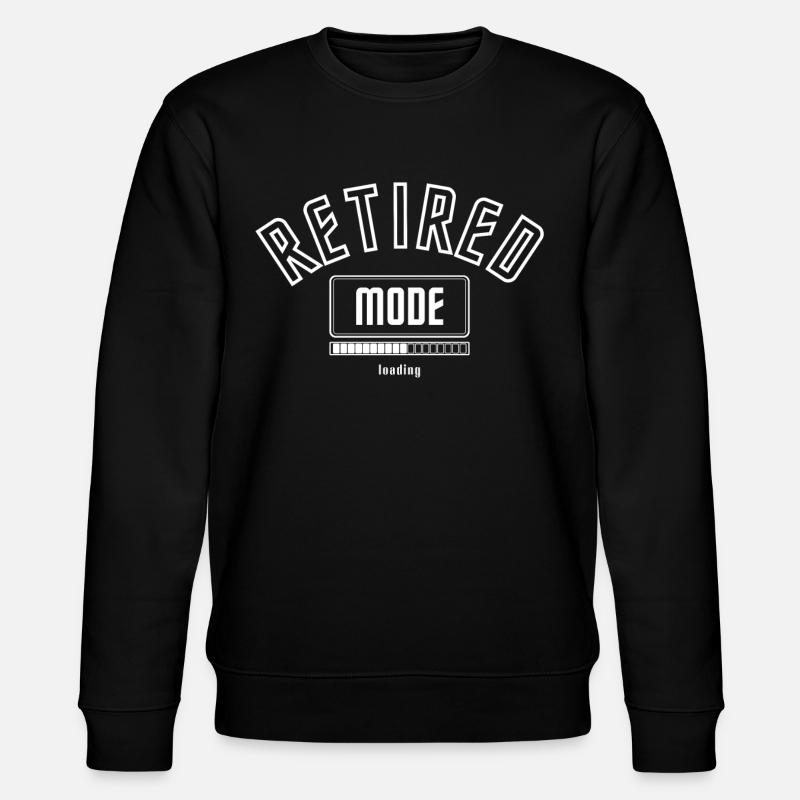 Vorfreude Rentner Modus wird geladen. - Stanley/Stella Unisex Bio-Sweatshirt CHANGER  - Schwarz