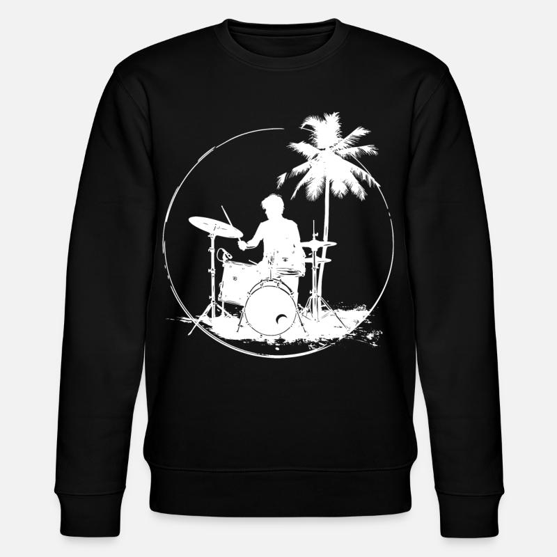 Schlagzeuger - Stanley/Stella Unisex Bio-Sweatshirt CHANGER  - Schwarz
