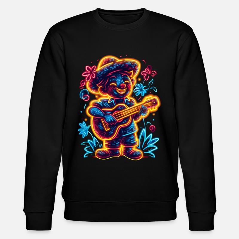 Ukulélé Retrowave - Sweat bio CHANGER Stanley/Stella Unisexe - noir