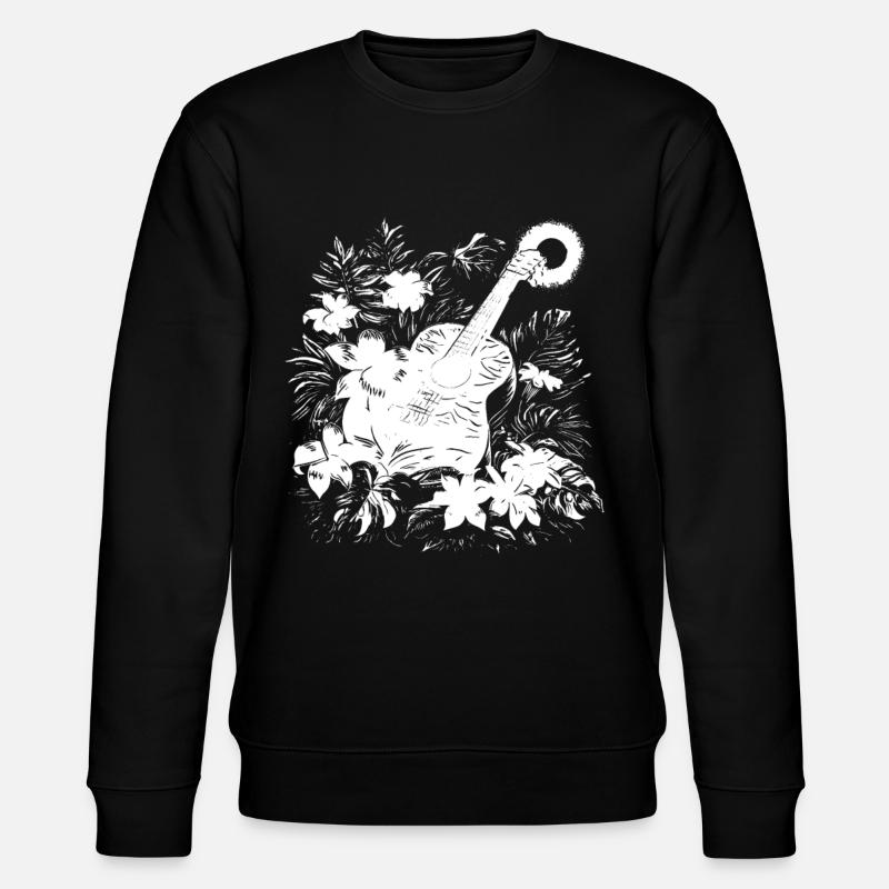 Gitarre - Stanley/Stella Unisex Bio-Sweatshirt CHANGER  - Schwarz