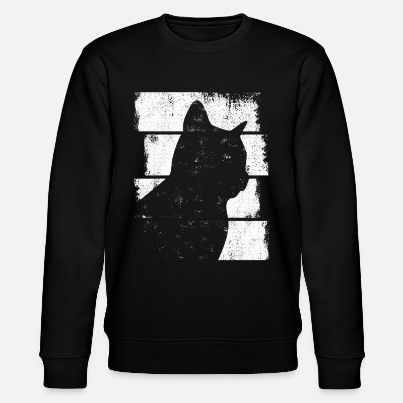 Chat - Sweat bio CHANGER Stanley/Stella Unisexe - noir