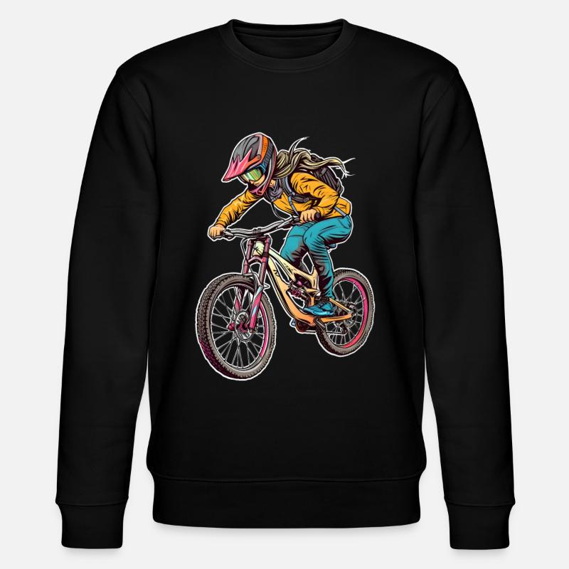 Fille de bicyclette - Sweat bio CHANGER Stanley/Stella Unisexe - noir
