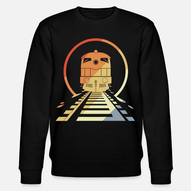 Chemin de fer rétro - Sweat bio CHANGER Stanley/Stella Unisexe - noir