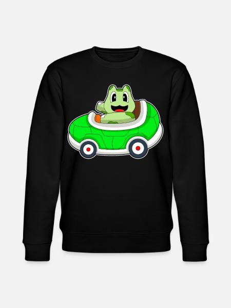 Turtle Car - Stanley/Stella CHANGER Unisex Organic Sweatshirt - black