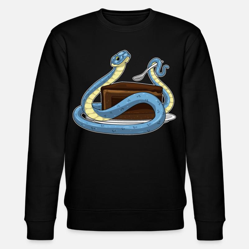 Gâteau d’anniversaire serpent - Sweat bio CHANGER Stanley/Stella Unisexe - noir