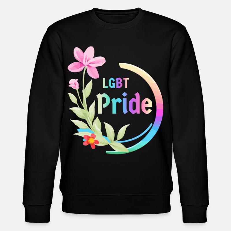 LGBT Stolz - Stanley/Stella Unisex Bio-Sweatshirt CHANGER  - Schwarz