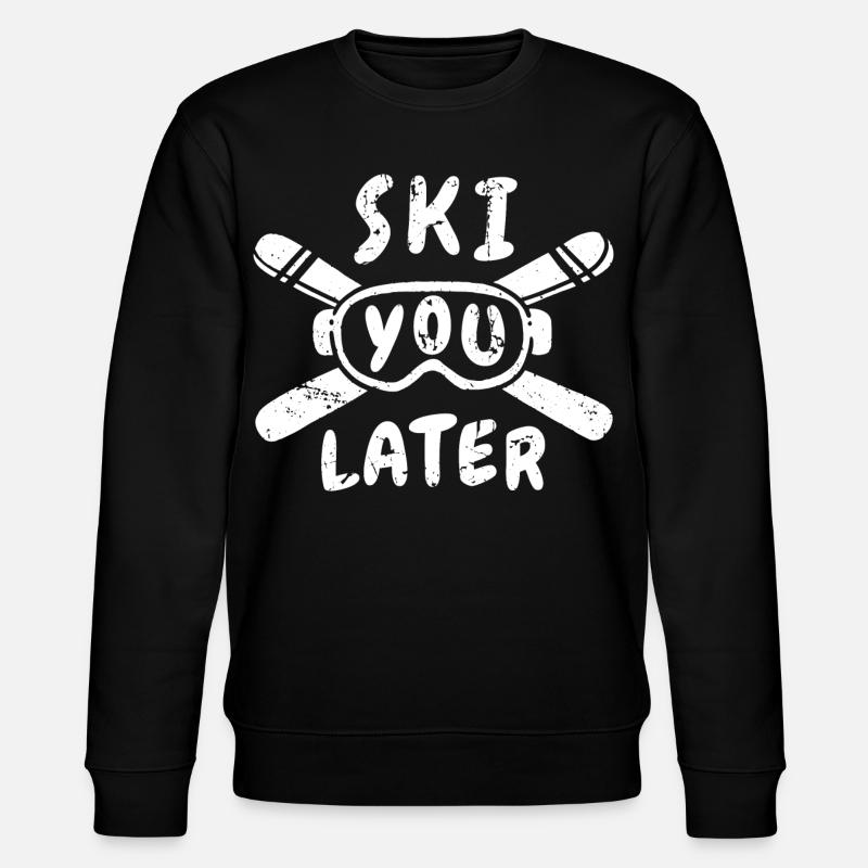 Ski You Later - Stanley/Stella Unisex Bio-Sweatshirt CHANGER  - Schwarz