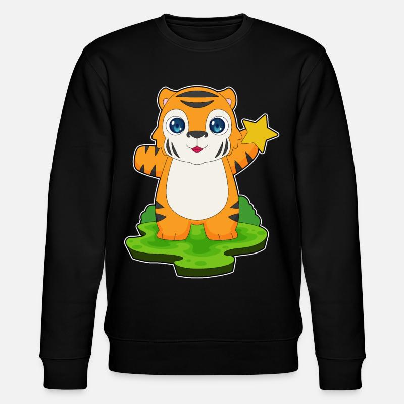 Étoile du Tigre - Sweat bio CHANGER Stanley/Stella Unisexe - noir