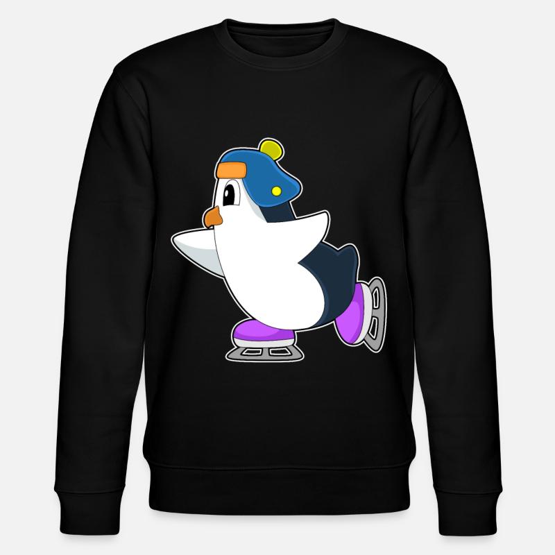 Patins à glace Penguin - Sweat bio CHANGER Stanley/Stella Unisexe - noir